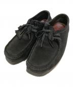 CLARKSクラークス）の古着「ワラビー スウェードシューズ」｜ブラック