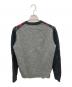 COMME des GARCONS HOMME (コムデギャルソン オム) アーガイル柄 Vネック ニット グレー サイズ:M：7000円