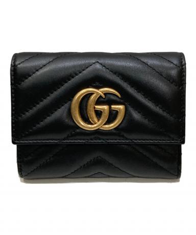 中古・古着通販】GUCCI (グッチ) GGマーモント キルティング財布
