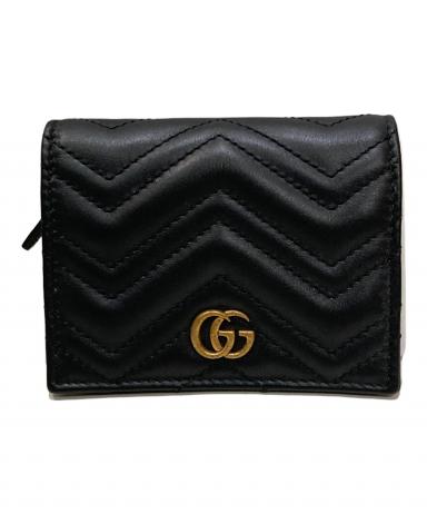 中古・古着通販】GUCCI (グッチ) GGマーモント コンパクトウォレット