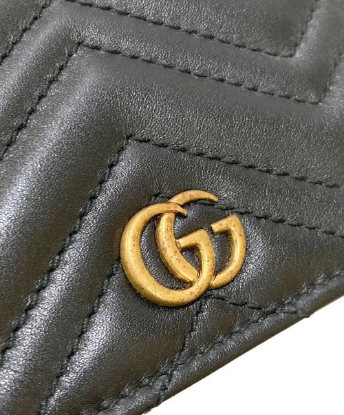 GUCCI（グッチ）GUCCI (グッチ) GGマーモント コンパクトウォレットの古着・服飾アイテム