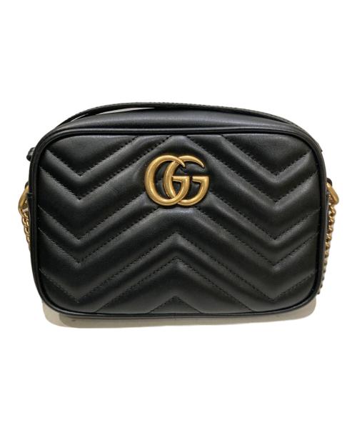 GUCCI（グッチ）GUCCI (グッチ) GGマーモント キルティングチェーンショルダーバッグの古着・服飾アイテム