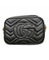 GUCCI (グッチ) GGマーモント キルティングチェーンショルダーバッグ：120000円