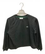 LACOSTEラコステ）の古着「クロップド長袖Tシャツ」｜ブラック