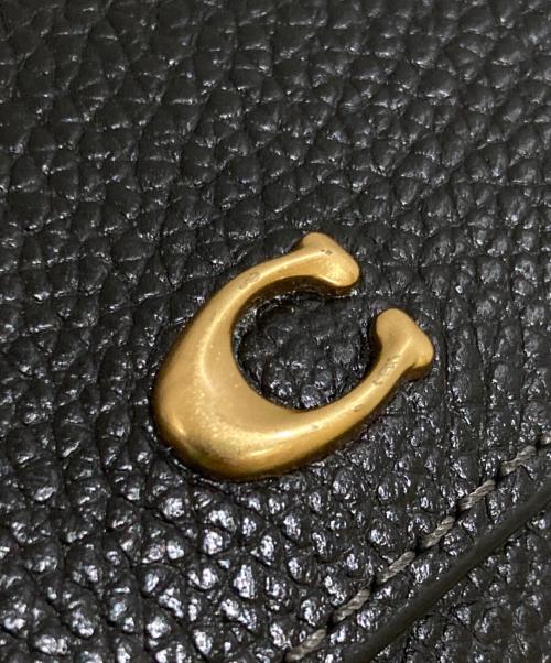 COACH（コーチ）COACH (コーチ) ミニトライフォールドウォレット ブラックの古着・服飾アイテム
