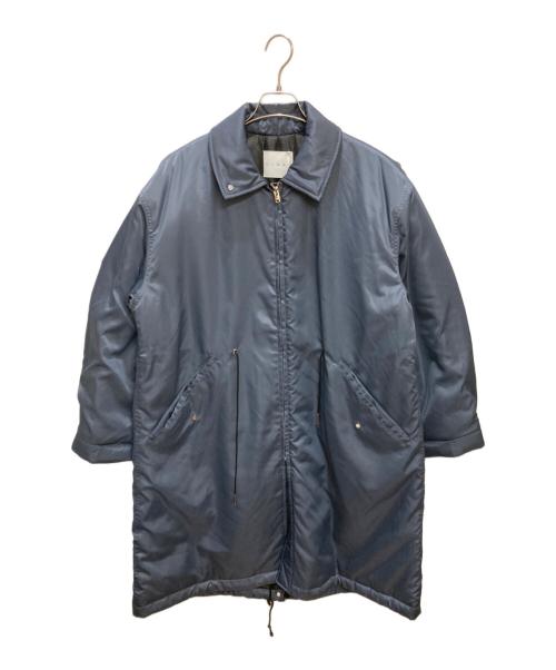 CINOH（チノ）CINOH (チノ) STUDIOUS (ステュディオス) 別注 NYRON LONG COAT ブルー サイズ:36の古着・服飾アイテム