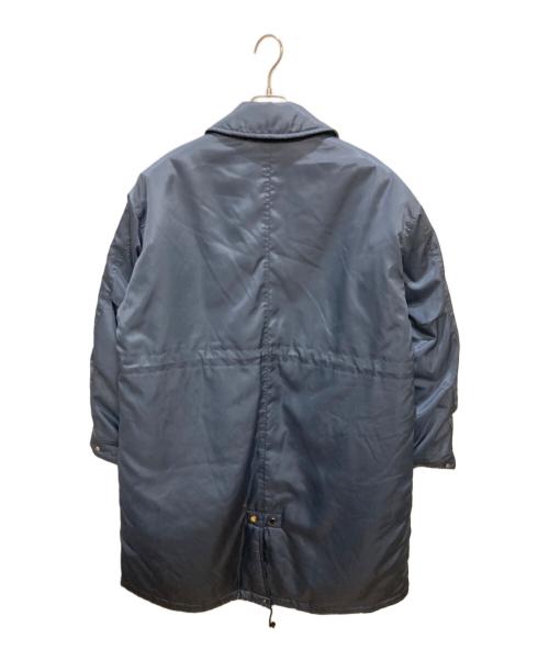 CINOH（チノ）CINOH (チノ) STUDIOUS (ステュディオス) 別注 NYRON LONG COAT ブルー サイズ:36の古着・服飾アイテム