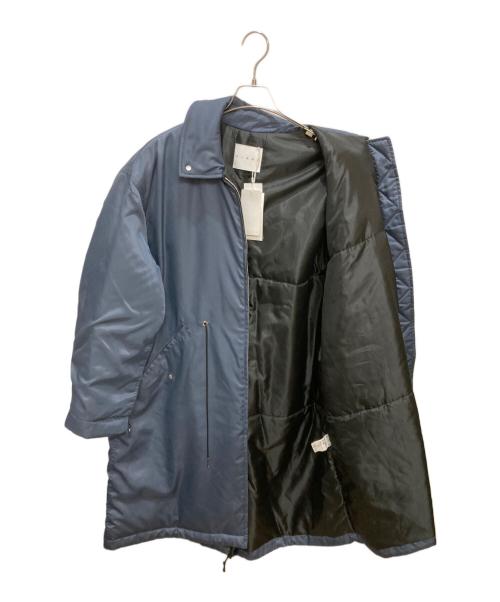 CINOH（チノ）CINOH (チノ) STUDIOUS (ステュディオス) 別注 NYRON LONG COAT ブルー サイズ:36の古着・服飾アイテム