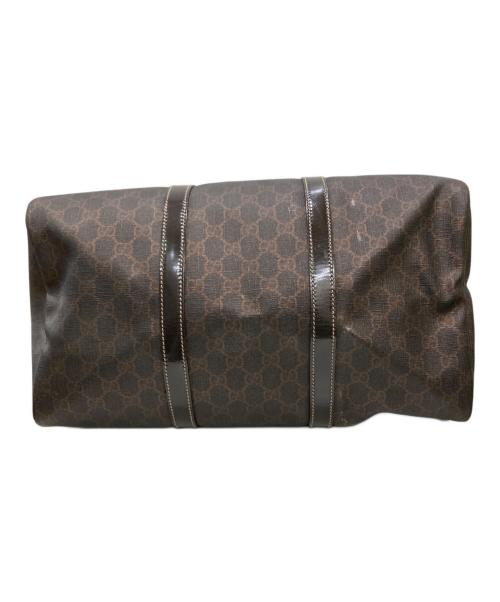 GUCCI（グッチ）GUCCI (グッチ) GGボストンバッグ ブラウンの古着・服飾アイテム