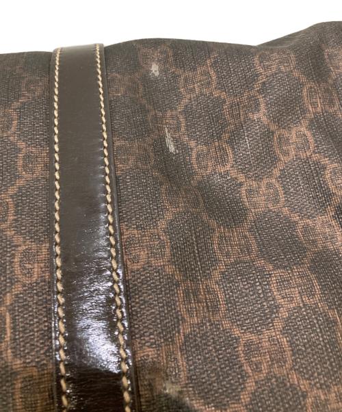 GUCCI（グッチ）GUCCI (グッチ) GGボストンバッグ ブラウンの古着・服飾アイテム