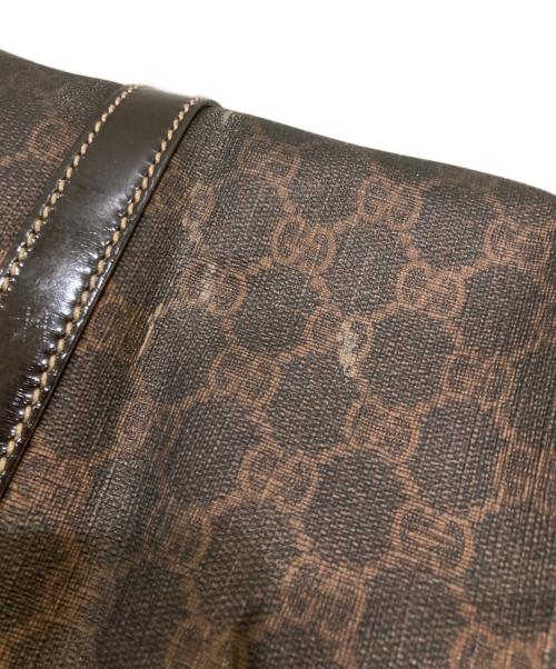 GUCCI（グッチ）GUCCI (グッチ) GGボストンバッグ ブラウンの古着・服飾アイテム