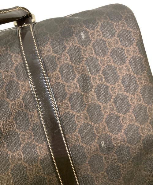 GUCCI（グッチ）GUCCI (グッチ) GGボストンバッグ ブラウンの古着・服飾アイテム