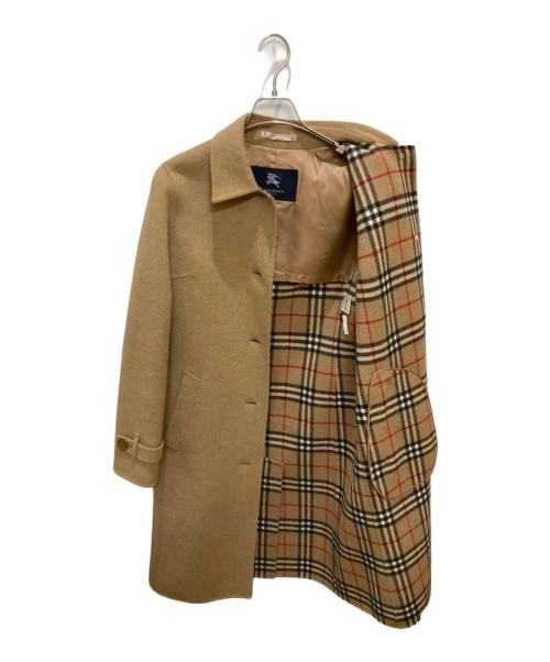 BURBERRY LONDON（バーバリーロンドン）BURBERRY LONDON (バーバリーロンドン) ウールカシミヤコート ベージュ サイズ:40の古着・服飾アイテム