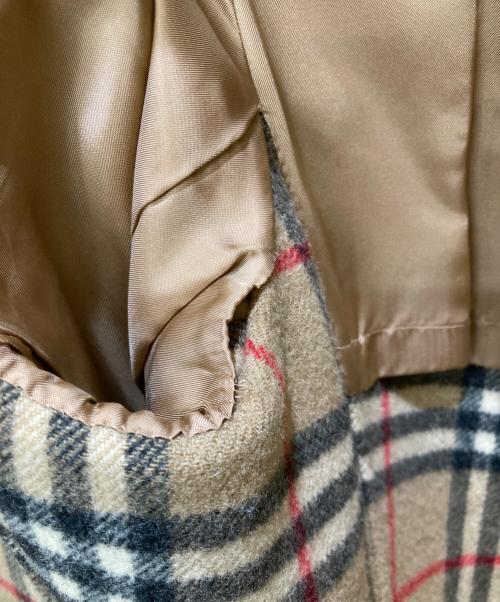 BURBERRY LONDON（バーバリーロンドン）BURBERRY LONDON (バーバリーロンドン) ウールカシミヤコート ベージュ サイズ:40の古着・服飾アイテム