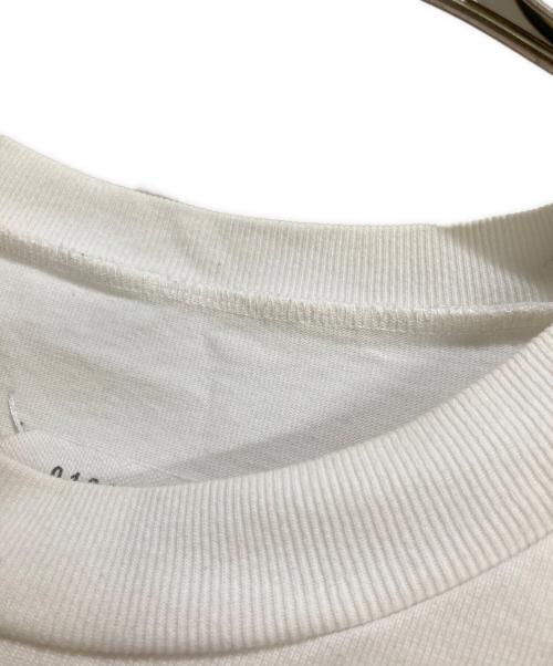 Maison Margiela（メゾンマルジェラ）Maison Margiela (メゾンマルジェラ) モザイクインベーダーロゴ オーバーサイズTシャツ ホワイト サイズ:48の古着・服飾アイテム