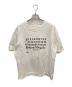 Maison Margiela（メゾンマルジェラ）の古着「モザイクインベーダーロゴ オーバーサイズTシャツ」｜ホワイト