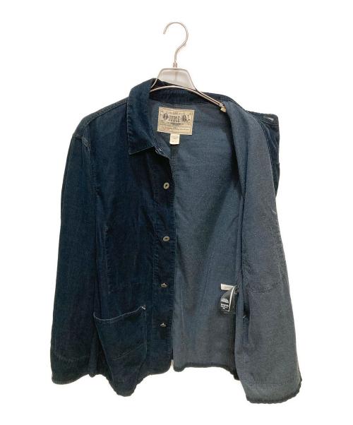 RRL（ダブルアールエル）RRL (ダブルアールエル) インディゴコーデユロイカバーオール ネイビー サイズ:Lの古着・服飾アイテム