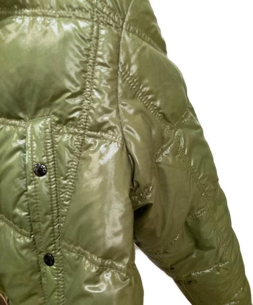MONCLER（モンクレール）MONCLER (モンクレール) ALBERTリバーシブルダウンジャケット / アルベルト グリーン×ブラウン サイズ:3の古着・服飾アイテム