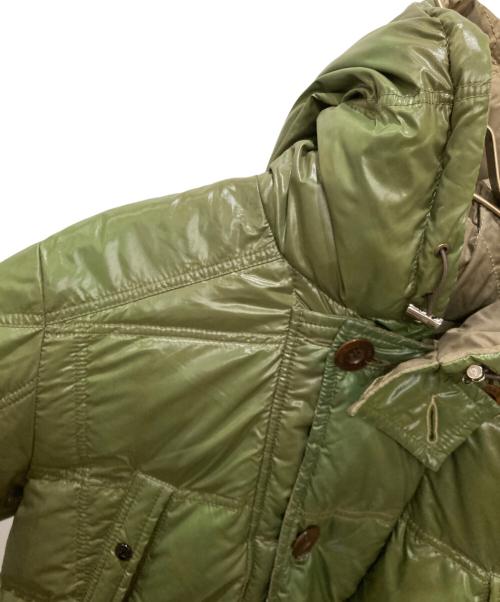 MONCLER（モンクレール）MONCLER (モンクレール) ALBERTリバーシブルダウンジャケット / アルベルト グリーン×ブラウン サイズ:3の古着・服飾アイテム