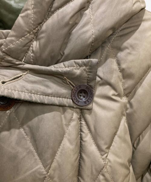 MONCLER（モンクレール）MONCLER (モンクレール) ALBERTリバーシブルダウンジャケット / アルベルト グリーン×ブラウン サイズ:3の古着・服飾アイテム