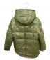 中古・古着 MONCLER (モンクレール) ALBERTリバーシブルダウンジャケット / アルベルト グリーン×ブラウン サイズ:3：15000円