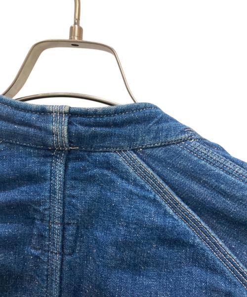 Needles（ニードルズ）Needles (ニードルズ) 裏地ブランケット作務衣コート インディゴ サイズ:Sの古着・服飾アイテム