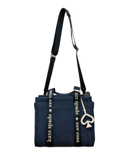 Kate Spade（ケイトスペード）Kate Spade (ケイトスペード) プレンティ デニム スモール トート インディゴの古着・服飾アイテム