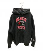 Champion REVERSE WEAVE×THE BLACK EYE PATCHチャンピオン リバース ウィーブ×ブラックアイパッチ）の古着「リバースウィーブスウェット」｜ブラック