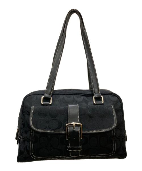 COACH（コーチ）COACH (コーチ) ハンドバッグ ブラックの古着・服飾アイテム