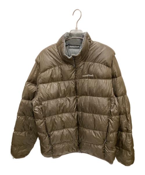 mont-bell（モンベル）mont-bell (モンベル) ライトアルパイン ダウンジャケット ブラウン サイズ:Lの古着・服飾アイテム