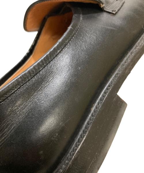 Salvatore Ferragamo（サルヴァトーレ フェラガモ）Salvatore Ferragamo (サルヴァトーレ フェラガモ) スクエアトゥローファー ブラック サイズ:7Eの古着・服飾アイテム