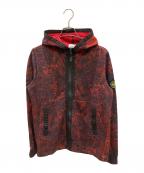 STONE ISLANDストーンアイランド）の古着「迷彩ジップフーディー」｜レッド
