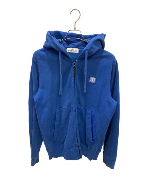 STONE ISLAND（ストーンアイランド）STONE ISLAND (ストーンアイランド) ジップパーカー ブルー サイズ:Lの古着・服飾アイテム