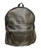 PORTERポーター）の古着「FRANK DAYPACK / フランク レザーリュック」｜ブラック