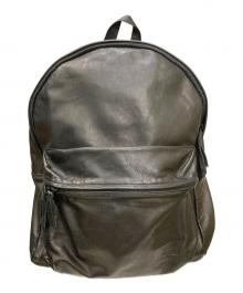 PORTER（ポーター）の古着「FRANK DAYPACK / フランク レザーリュック」｜ブラック