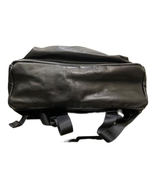 PORTER（ポーター）PORTER (ポーター) FRANK DAYPACK / フランク レザーリュック ブラックの古着・服飾アイテム