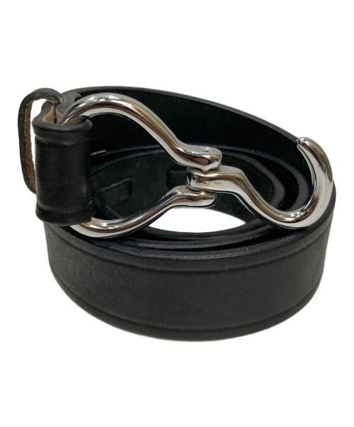 TORY LEATHER（トリーレザー）TORY LEATHER (トリーレザー) Hoof Pick Belt / レザーベルト ブラックの古着・服飾アイテム