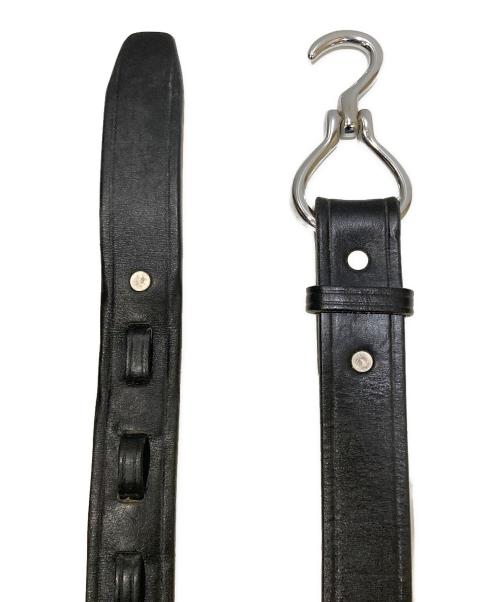 TORY LEATHER（トリーレザー）TORY LEATHER (トリーレザー) Hoof Pick Belt / レザーベルト ブラックの古着・服飾アイテム
