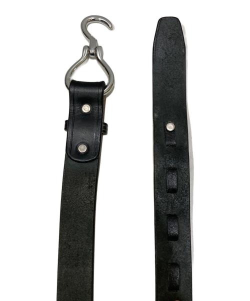 TORY LEATHER（トリーレザー）TORY LEATHER (トリーレザー) Hoof Pick Belt / レザーベルト ブラックの古着・服飾アイテム