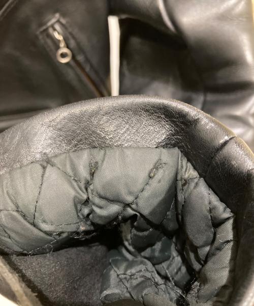 VANSON（バンソン）VANSON (バンソン) C2 ダブルライダースジャケット ブラック サイズ:34の古着・服飾アイテム