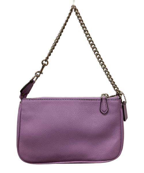 COACH（コーチ）COACH (コーチ) チェーンポーチ パープルの古着・服飾アイテム