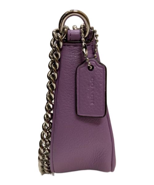 COACH（コーチ）COACH (コーチ) チェーンポーチ パープルの古着・服飾アイテム