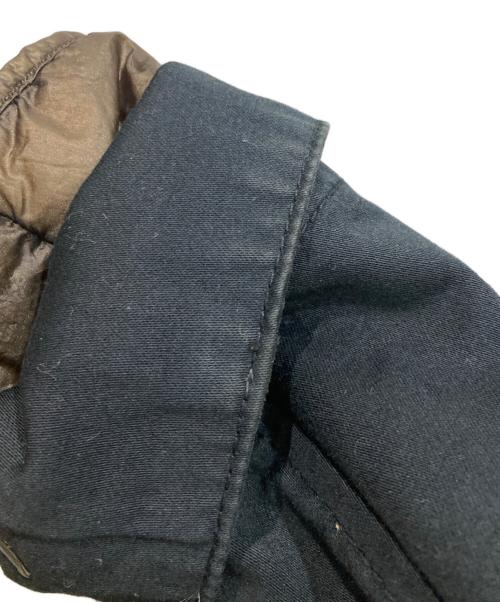 STONE ISLAND（ストーンアイランド）STONE ISLAND (ストーンアイランド) Raso Hand Paint Tortoise Shell / ダウンライナー付きハンドペイントジャケット ネイビー×ブラウン サイズ:Mの古着・服飾アイテム