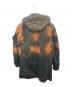 STONE ISLAND (ストーンアイランド) Raso Hand Paint Tortoise Shell / ダウンライナー付きハンドペイントジャケット ネイビー×ブラウン サイズ:M：150000円
