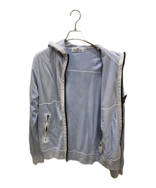 STONE ISLAND（ストーンアイランド）STONE ISLAND (ストーンアイランド) ジップパーカー ブルー サイズ:Lの古着・服飾アイテム