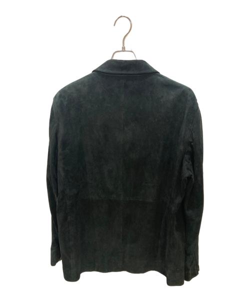 BURBERRY LONDON（バーバリーロンドン）BURBERRY LONDON (バーバリーロンドン) スウェードスイングトップ ブラック サイズ:Lの古着・服飾アイテム