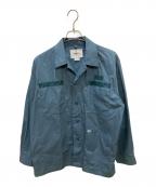 WTAPSダブルタップス）の古着「JMOD 01 / LS / COTTON. RIPSTOP / ジャングルシャツ」｜ブルー
