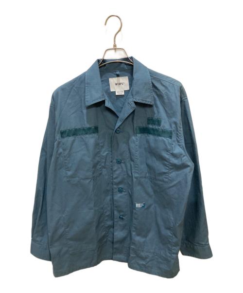 WTAPS（ダブルタップス）WTAPS (ダブルタップス) JMOD 01 / LS / COTTON. RIPSTOP / ジャングルシャツ ブルー サイズ:02の古着・服飾アイテム