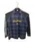 The DUFFER N NEPHEWS（ザ・ダファー・アンド・ネフューズ）の古着「LONG SLEEVE GAME SHIRT」｜ブラック×パープル