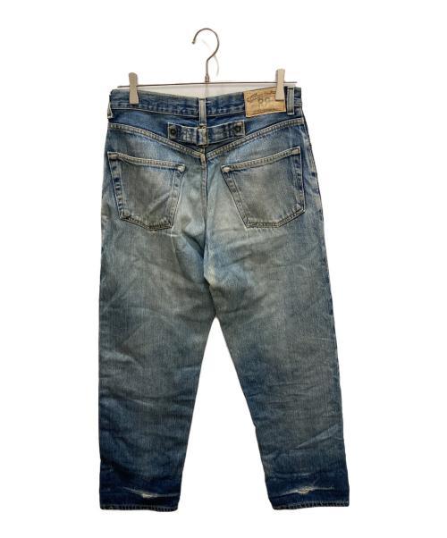 RRL（ダブルアールエル）RRL (ダブルアールエル) シンチバックデニムパンツ インディゴ サイズ:	SIZE W29L30の古着・服飾アイテム
